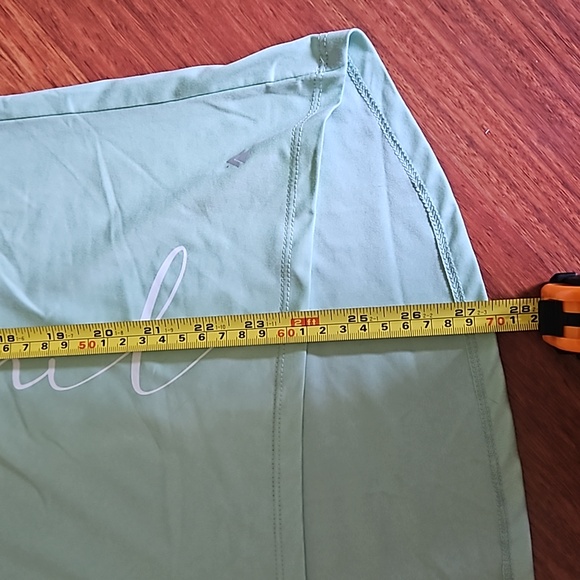 CALI Sport Muscle Tee Hoodie  "POWERFUL", Mint Green- Medium, NWOT - Picture 7 of 7